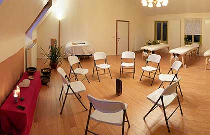 circle of chairs